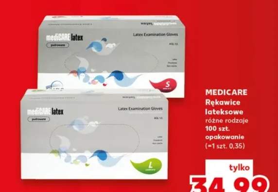 Rękawice lateksowe Medicare