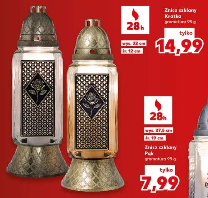 Znicz szklany Kratka