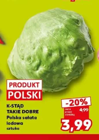 Sałata lodowa polska K-Stąd Takie Dobre