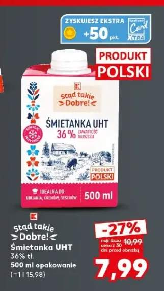 Śmietanka UHT Stąd Takie Dobre! 36%