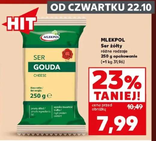 Ser żółty Mlekpol
