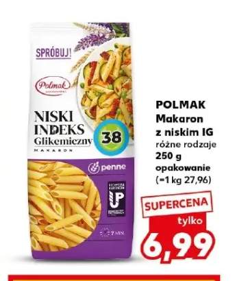 Makaron z niskim IG Polmak