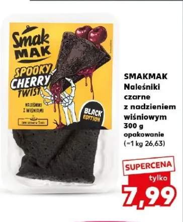 Naleśniki czarne z nadzieniem wiśniowym Smakmak