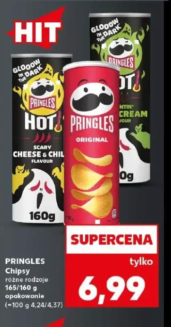 Chipsy Pringles Hot Scary Cheese & Chili Flavour +2 warianty