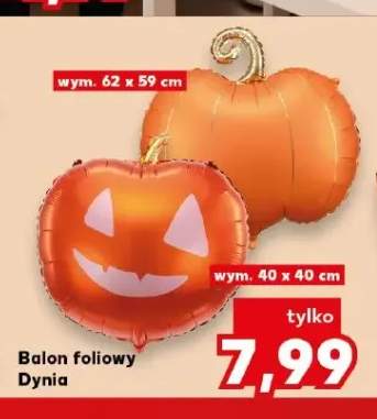 Balon foliowy Dynia