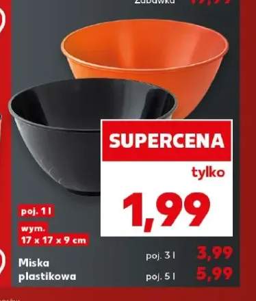 Miska plastikowa 1 l +2 warianty
