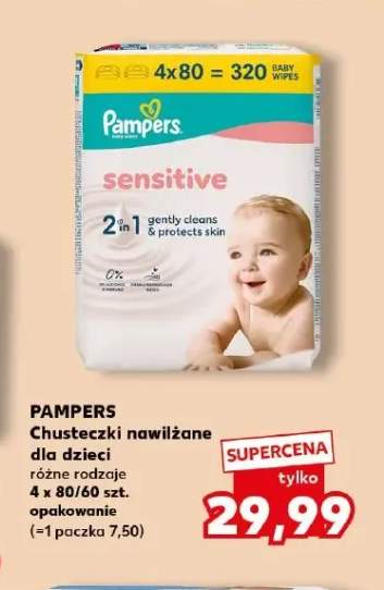 Chusteczki nawilżane dla dzieci Pampers 4-pak