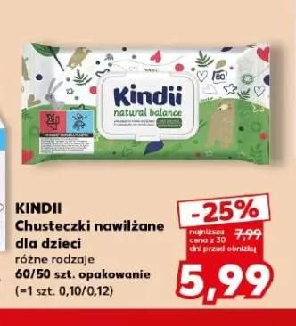 Chusteczki nawilżane dla dzieci Kindii