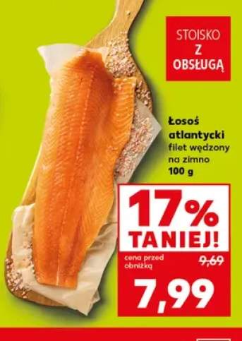 Łosoś atlantycki filet wędzony na zimno