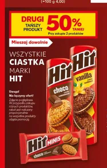 Ciastka marki Hit +3 warianty