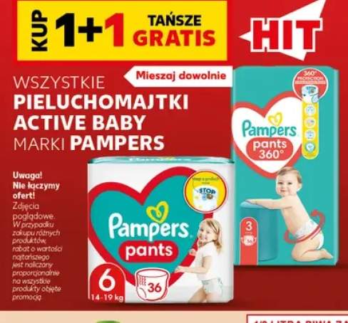 Pieluchomajtki Active Baby Pampers