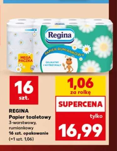 Papier toaletowy 3-warstwowy rumiankowy Regina