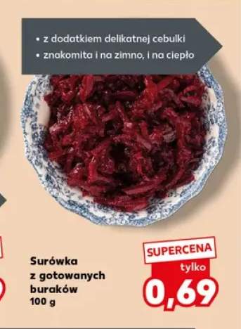 Surówka z gotowanych buraków