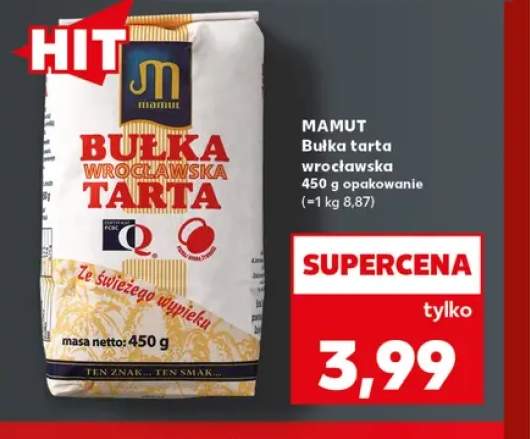 Bułka tarta wrocławska Mamut