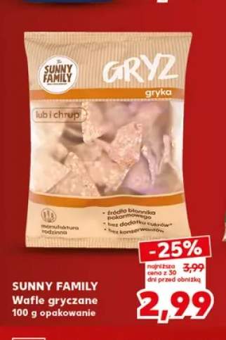 Wafle gryczane Sunny Family