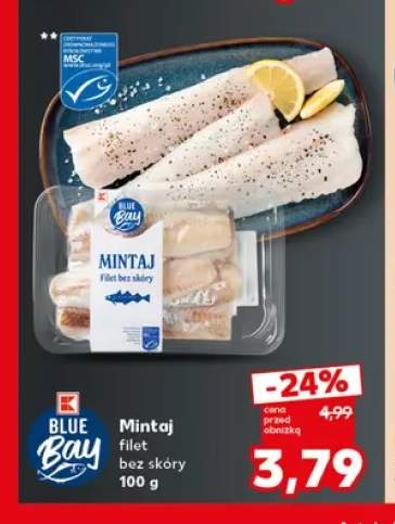 Mintaj filet bez skóry Blue Bay
