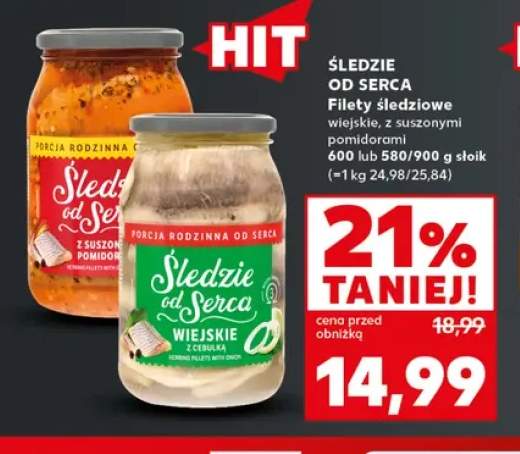 Filety śledziowe wiejskie Śledzie od Serca +1 wariant