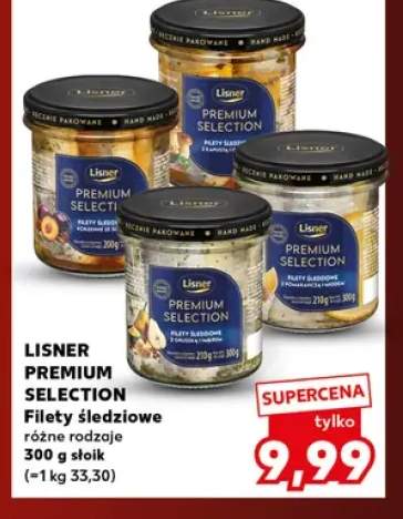 Filety śledziowe Lisner Premium Selection różne rodzaje