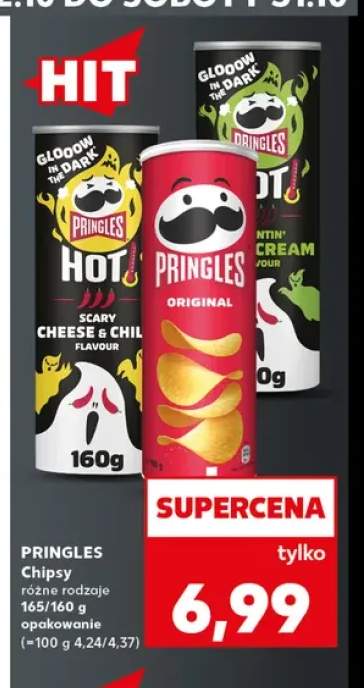 Chipsy Hot Scary Cheese & Chili Pringles +2 warianty