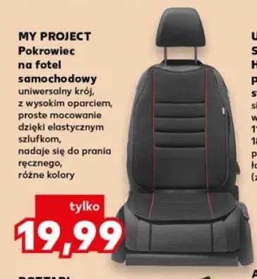 Pokrowiec na fotel samochodowy My Project