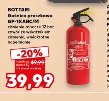Gaśnica proszkowa GP-1XABC/M Bottari