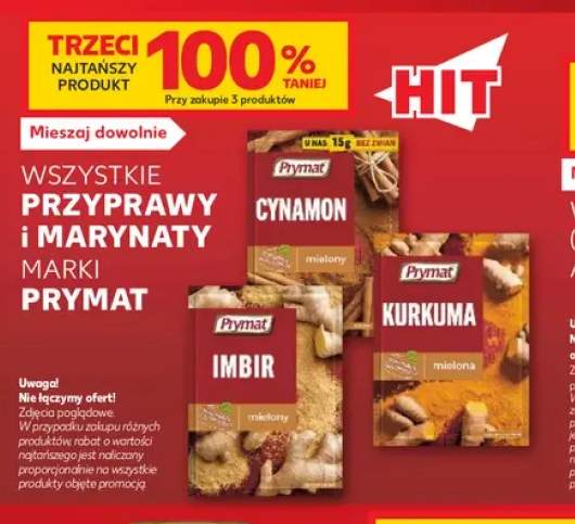 Przyprawy i marynaty marki Prymat +3 warianty
