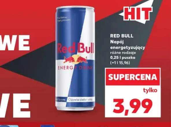 Napój energetyzujący Red Bull