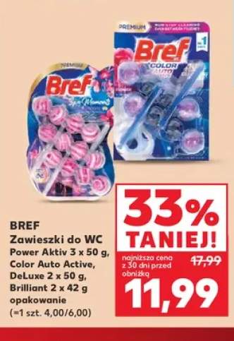 Zawieszka do WC Bref Color Aktiv +3 warianty