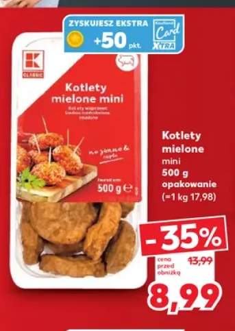 Kotlety mielone mini K-Classic