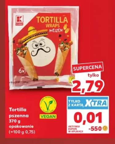 Tortilla pszenna K-Classic