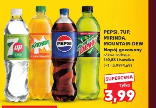 Napój gazowany 7UP +3 warianty