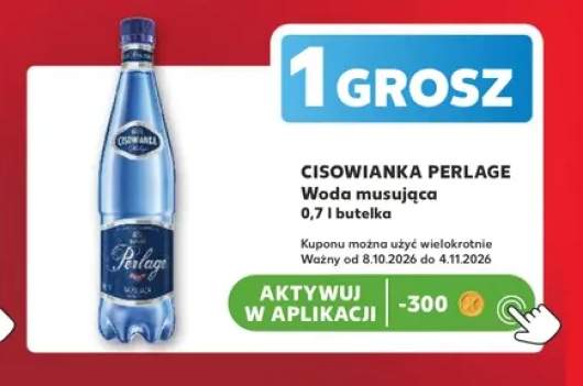 Woda gazowana musująca Cisowianka Perlage