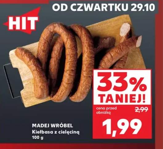 Kiełbasa z cielęciną Madej Wróbel