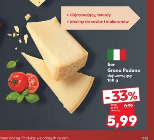 Ser Grana Padano dojrzewający