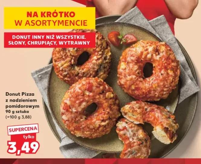 Donut Pizza z nadzieniem pomidorowym