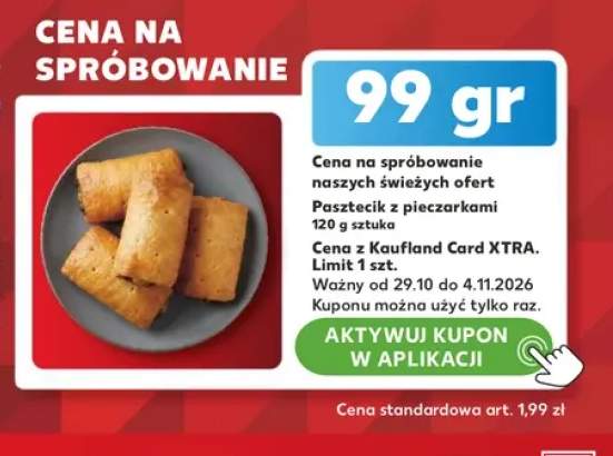 Pasztecik z pieczarkami
