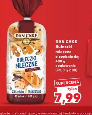 Bułeczki mleczne z czekoladą Dan Cake