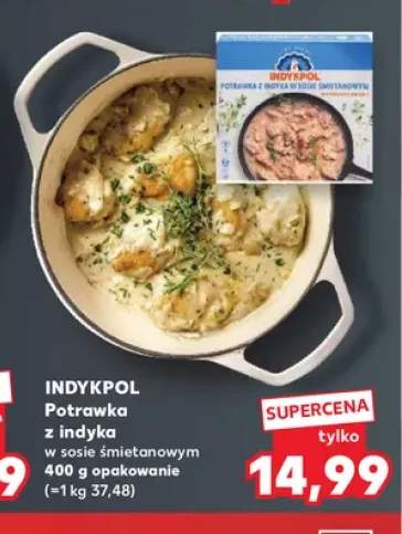 Potrawka z indyka w sosie śmietanowym Indykpol