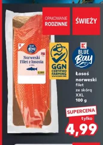 Łosoś norweski filet ze skórą XXL Blue Bay