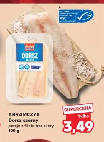 Dorsz czarny porcje z fileta bez skóry Abramczyk
