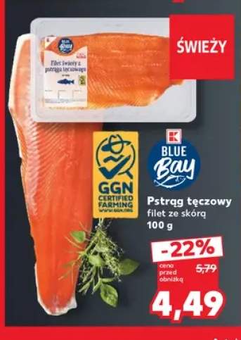 Pstrąg tęczowy filet ze skórą Blue Bay
