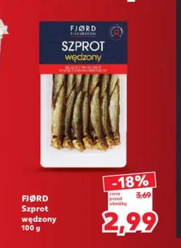 Szprot wędzony Fjørd Fiskursson