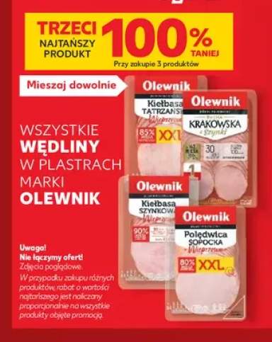 Wędliny w plastrach marki Olewnik +4 warianty