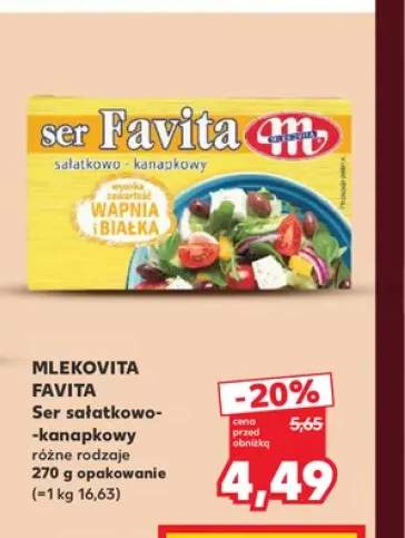 Ser sałatkowo-kanapkowy Favita Mlekovita