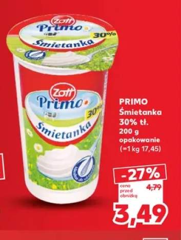 Śmietanka Zott Primo 30%