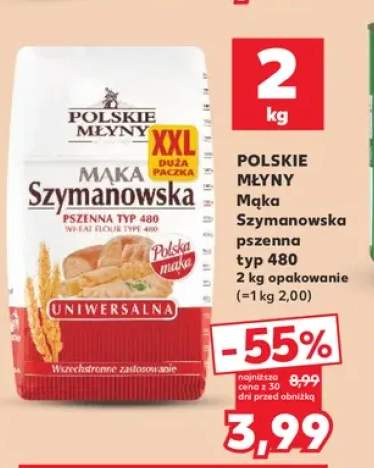 Mąka Szymanowska pszenna typ 480 Polskie Młyny