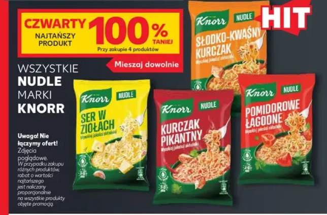 Nudle marki Knorr +4 warianty