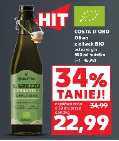 Oliwa z oliwek BIO extra virgin Costa d'Oro