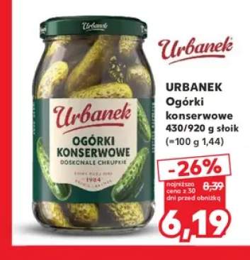 Ogórki konserwowe Urbanek