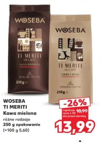 Kawa mielona Ti Meriti Gusto Raffinato Woseba +1 wariant